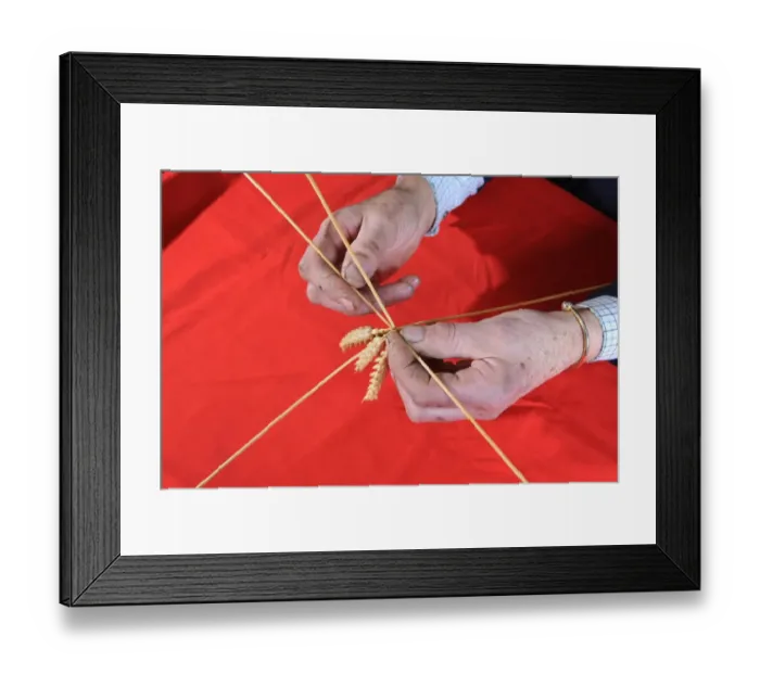 Framed Print : Corn Dollies
