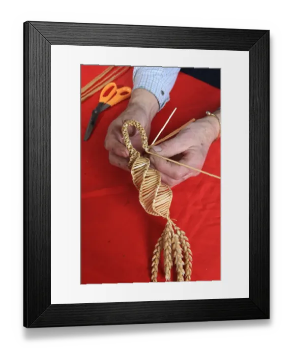 Framed Print : Corn Dollies Framed Print : Corn Dollies