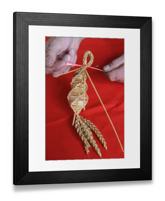 Framed Print : Corn Dollies Framed Print : Corn Dollies