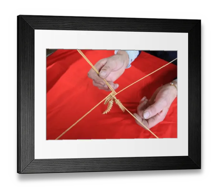 Framed Print : Corn Dollies Framed Print : Corn Dollies