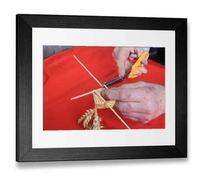 Framed Print : Corn Dollies Framed Print : Corn Dollies
