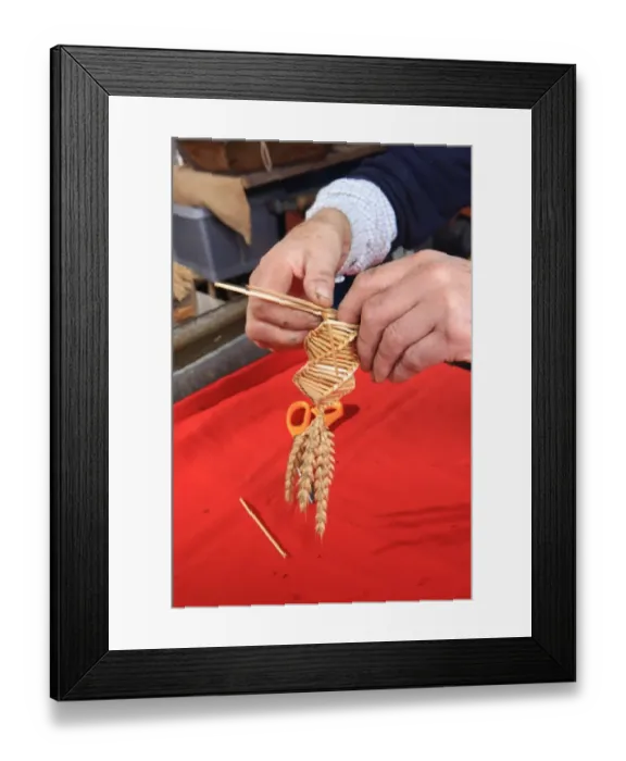 Framed Print : Corn Dollies Framed Print : Corn Dollies