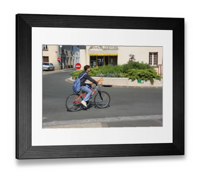 Framed Print : Shopping in France Framed Print : Shopping in France