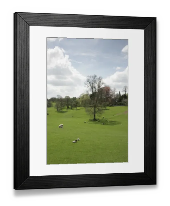 Framed Print : Notgrove. A early spring day in the cotswolds at Notgrovea hamlet near Framed Print : Notgrove. A early spring day in the cotswolds at Notgrovea hamlet near