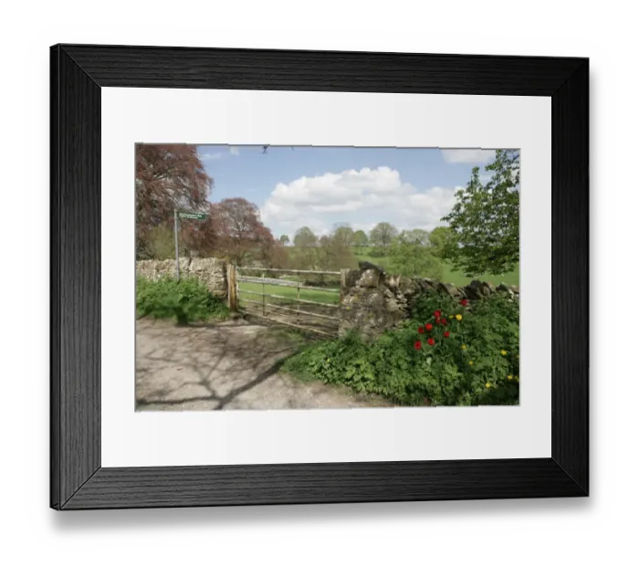 Framed Print : Notgrove. A early spring day in the cotswolds at Notgrovea hamlet near Framed Print : Notgrove. A early spring day in the cotswolds at Notgrovea hamlet near
