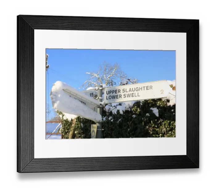 Framed Print : Upper Slaughter