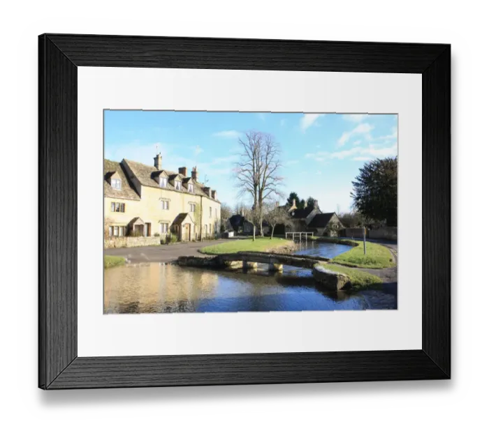 Framed Print : Lower Slaughter Framed Print : Lower Slaughter