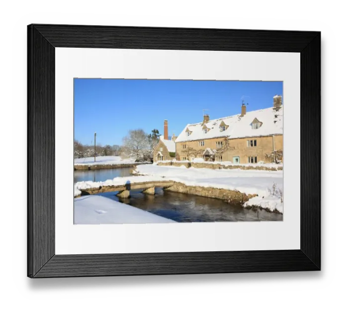 Framed Print : Lower Slaughter Framed Print : Lower Slaughter