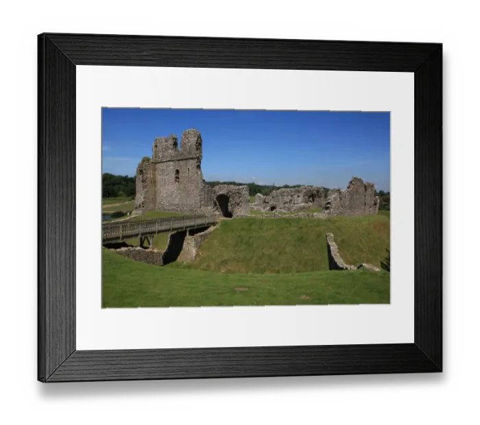 Framed Print : Ogmore Castle Framed Print : Ogmore Castle