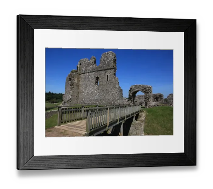Framed Print : Ogmore Castle Framed Print : Ogmore Castle