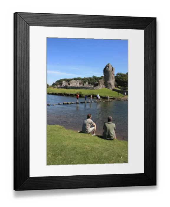 Framed Print : Ogmore Castle Framed Print : Ogmore Castle
