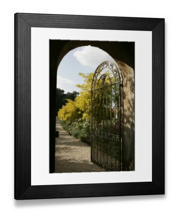 Framed Print : The Garden Gate Framed Print : The Garden Gate