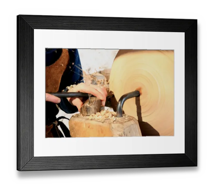 Framed Print : Woodturner Framed Print : Woodturner