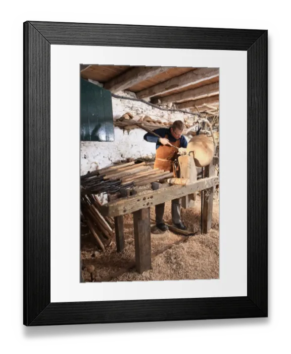 Framed Print : Woodturner Framed Print : Woodturner