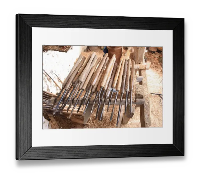Framed Print : Woodturner Framed Print : Woodturner