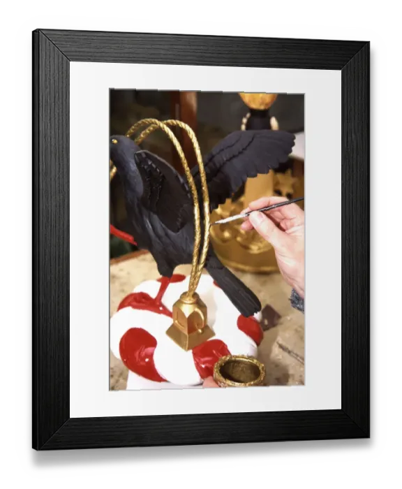 Framed Print : Royal Crown maker Framed Print : Royal Crown maker