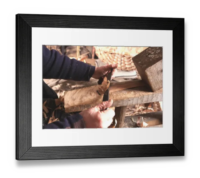 Framed Print : Oak Swill Baskets