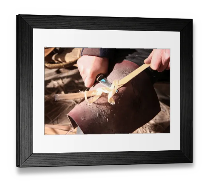 Framed Print : Oak Swill Baskets Framed Print : Oak Swill Baskets