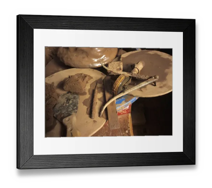 Framed Print : Terracotta Rhubarb Forcers Framed Print : Terracotta Rhubarb Forcers