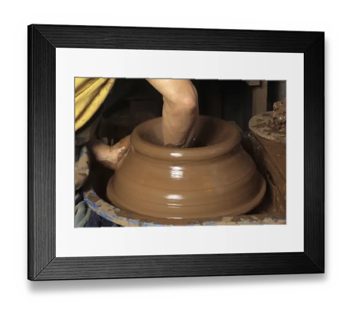 Framed Print : Terracotta Rhubarb Forcers Framed Print : Terracotta Rhubarb Forcers