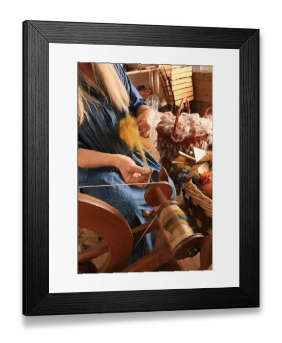 Framed Print : Dyeing and Spinning Framed Print : Dyeing and Spinning