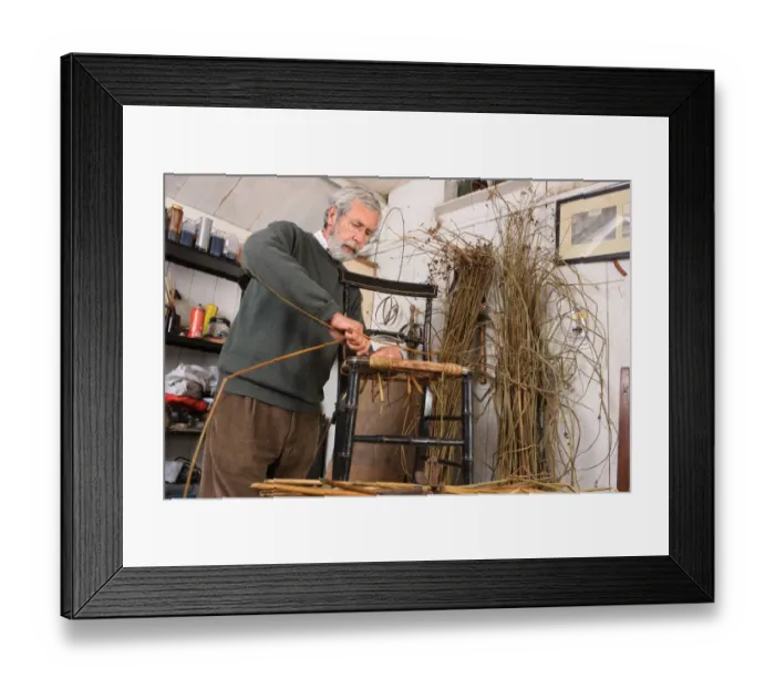 Framed Print : Rush Seats Framed Print : Rush Seats