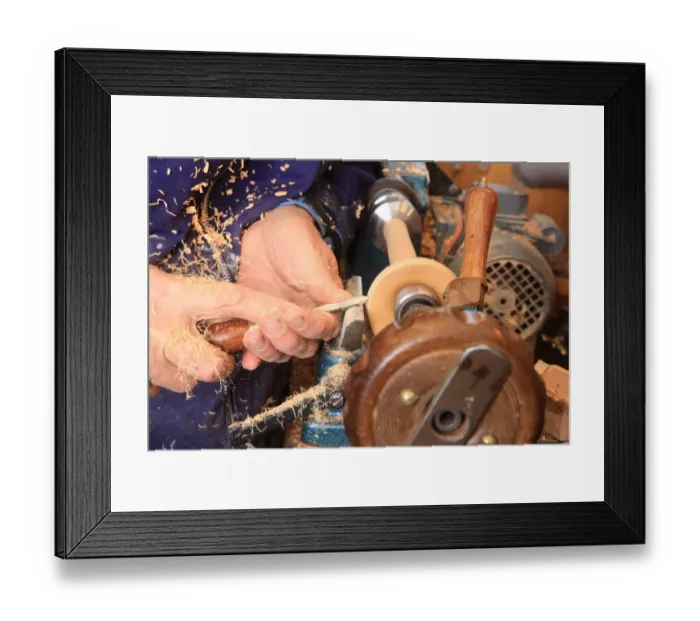 Framed Print : Bagpipe maker Framed Print : Bagpipe maker