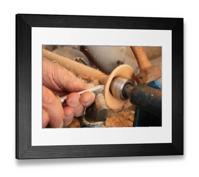 Framed Print : Bagpipe maker Framed Print : Bagpipe maker