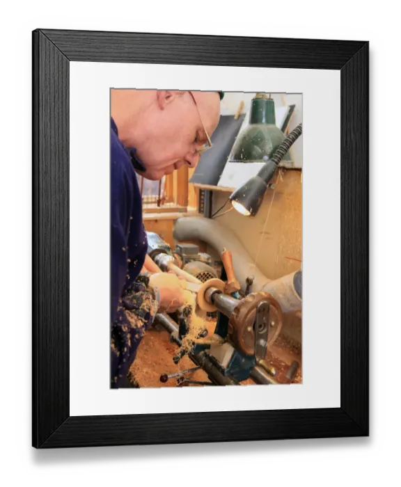 Framed Print : Bagpipe maker Framed Print : Bagpipe maker