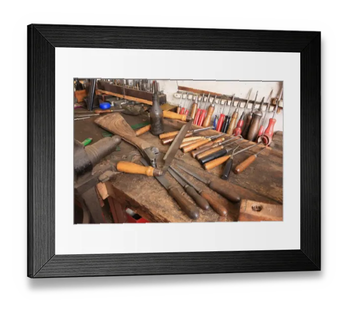 Framed Print : Gunsmith Graham Ball working at John Fosters Carlton near Stockton on Tee Framed Print : Gunsmith Graham Ball working at John Fosters Carlton near Stockton on Tee