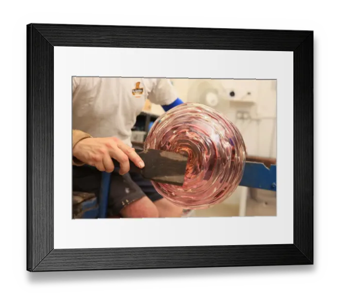 Framed Print : Glassblowing Framed Print : Glassblowing