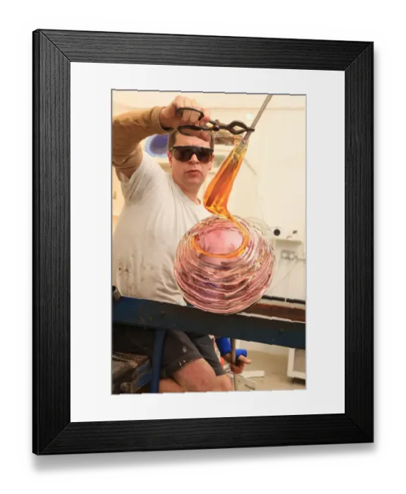 Framed Print : Glassblowing Framed Print : Glassblowing