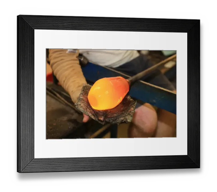 Framed Print : Glassblowing Framed Print : Glassblowing