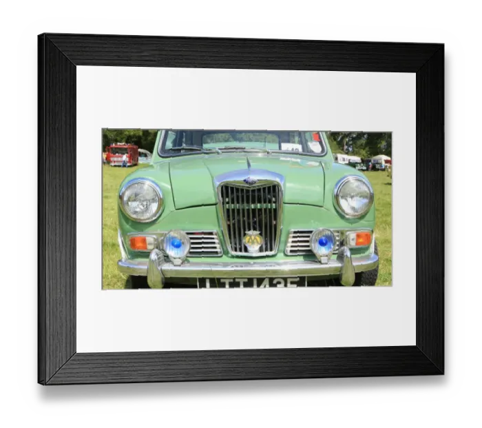 Framed Print : Riley Car. A Riley at The Classic car show, Boconnoc Estate near Lostwithiel