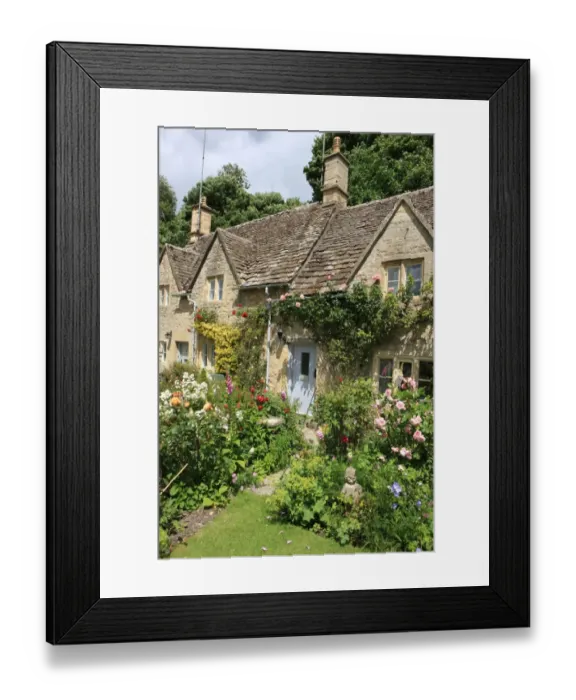 Framed Print : Cottage Garden Framed Print : Cottage Garden