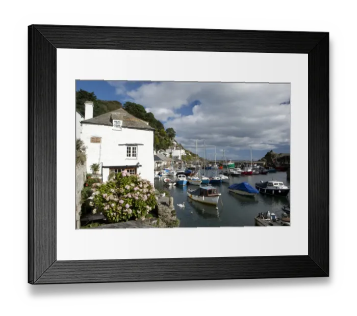 Framed Print : Polperro Cornwall Framed Print : Polperro Cornwall