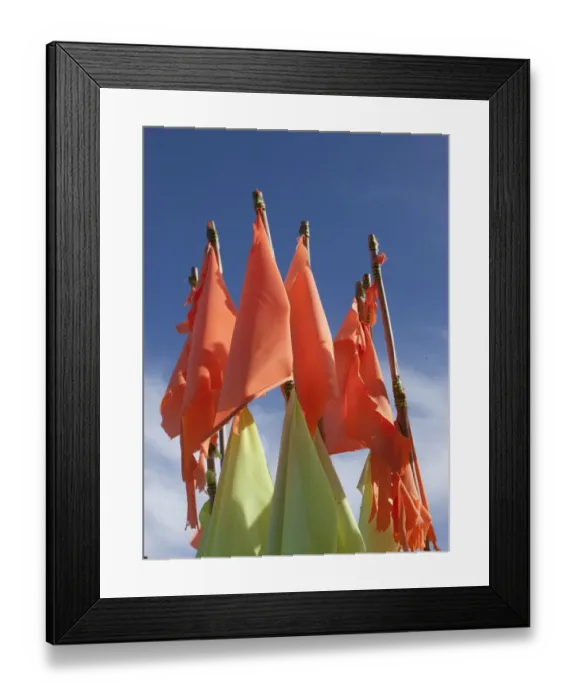 Framed Print : Fishing flags Framed Print : Fishing flags