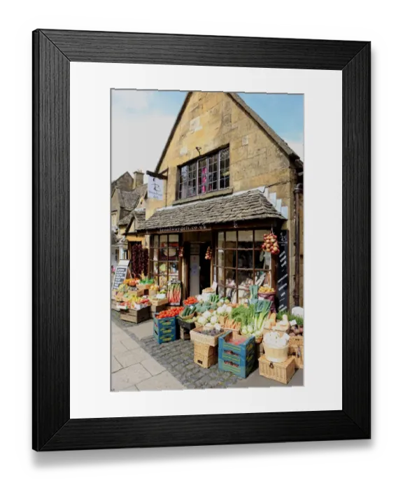 Framed Print : Village Shop Framed Print : Village Shop