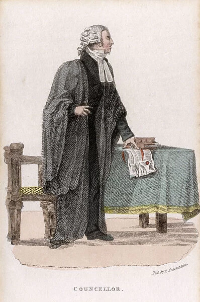 BARRISTER IN COURT  /  1828