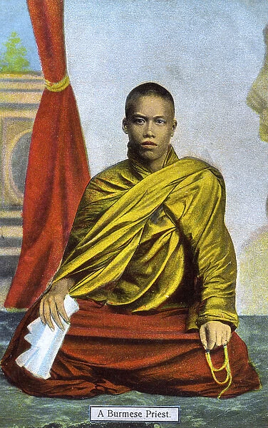 A Buddhist Monk - Myanmar