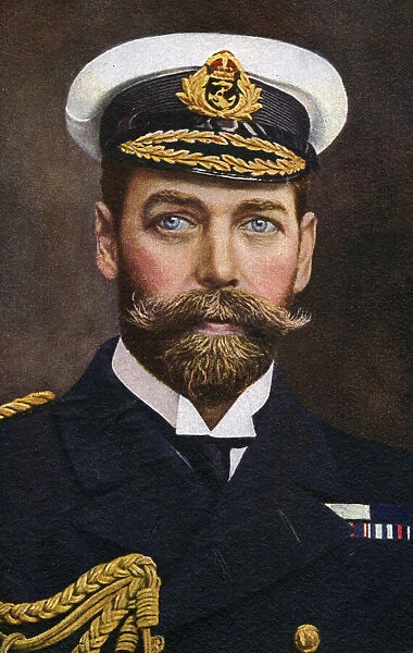 King George V (1865 - 1936), reigned 1910-1936. Date: circa 1910