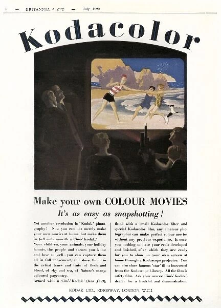 Kodak Advert 1929 (B&eve