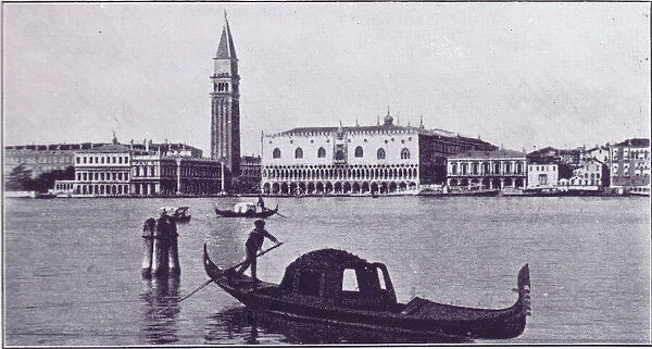 Quai des Esclavons, from the Grand Canal, Venice, 1929