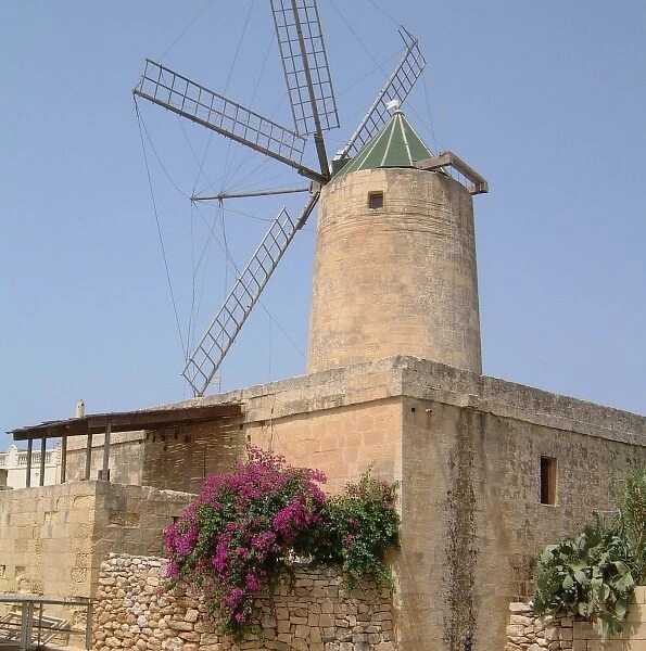 Windmill, Xhagra, Gozo, Malta