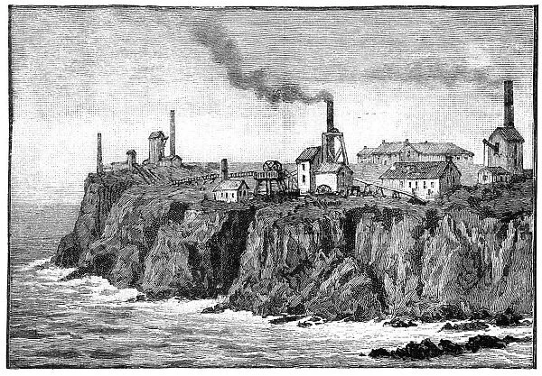 Cornish tin mines, 19th century
