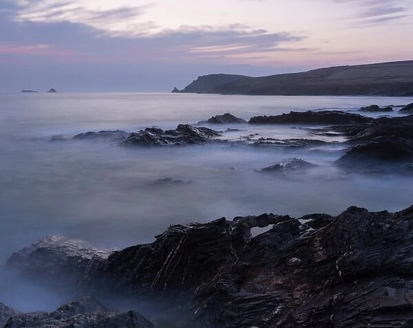 Coastal scene from Boobys Bay, Cornwall, England, United Kingdom, Europe