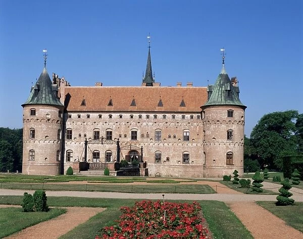 Egeskov castle, Denmark, Scandinavia, Europe