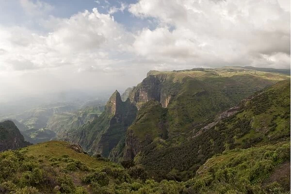 Simien Mountains National Park, UNESCO World Heritage Site, Amhara region, Ethiopia, Africa