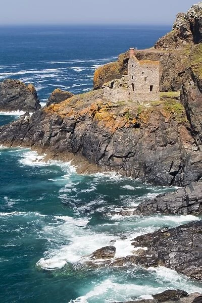 The Famous Crown tin mine at Bottallack in Cornwall, UK