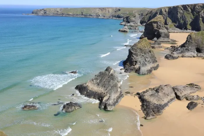 Framed Print : The Bedruthan Steps Framed Print : The Bedruthan Steps